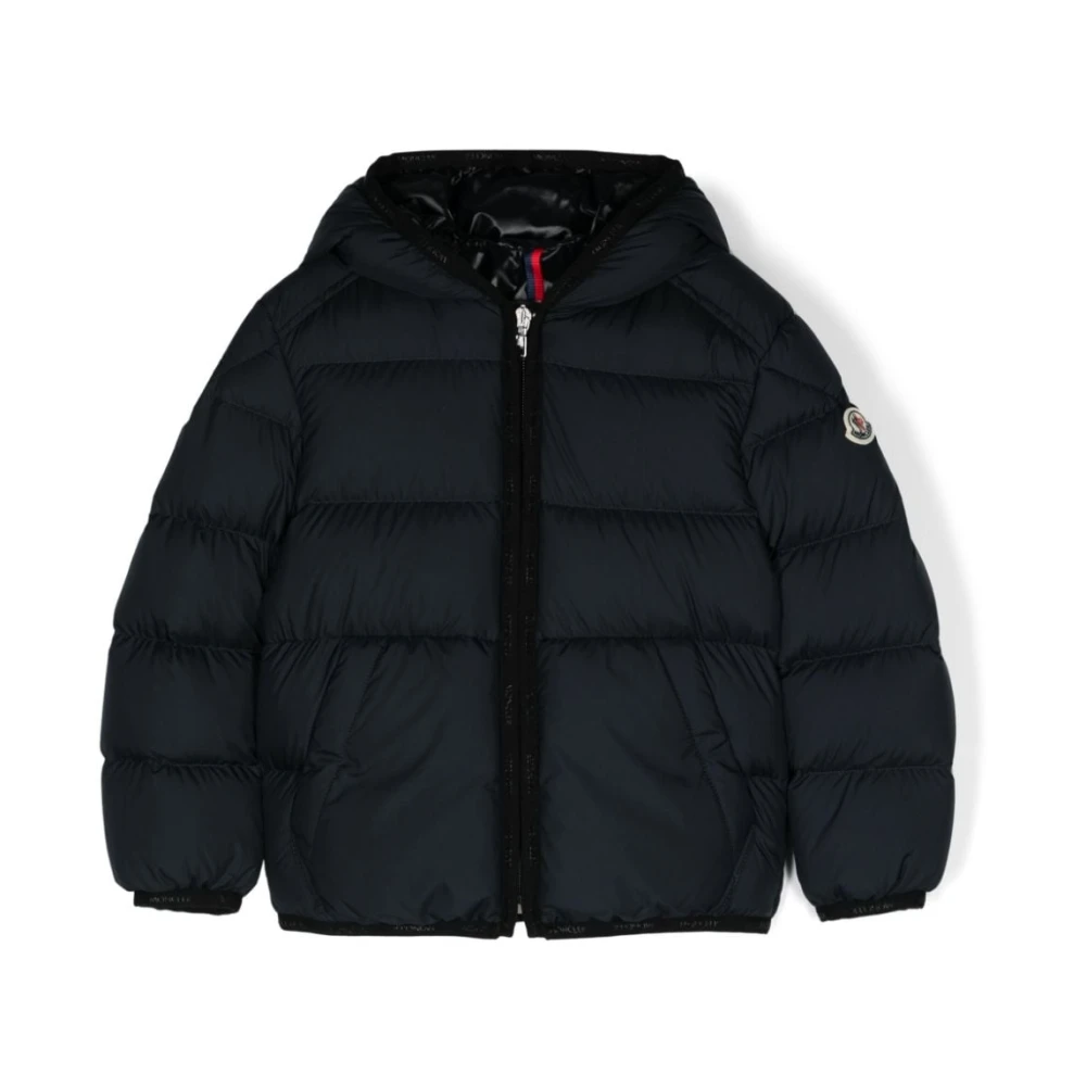 Moncler Blå Parkasjacka för Pojkar Blue, Pojke