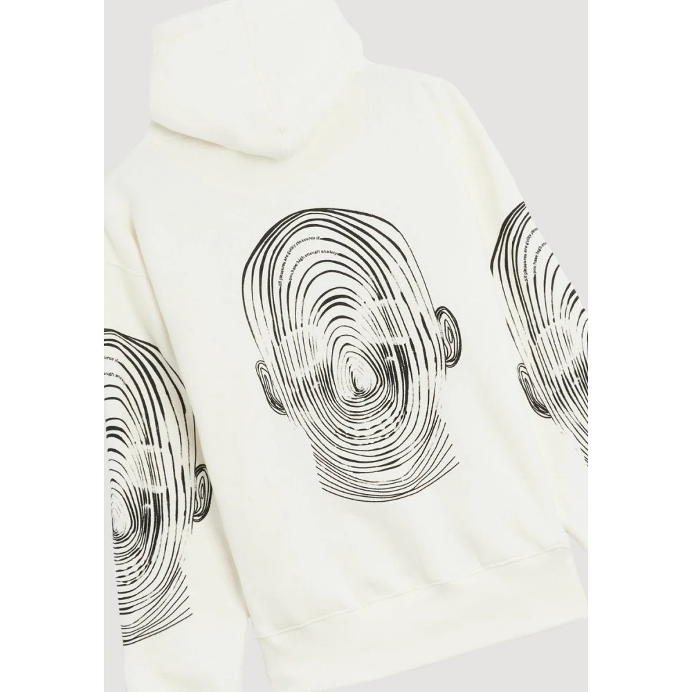 Pleasures Hoodie met voorzak Beige Heren
