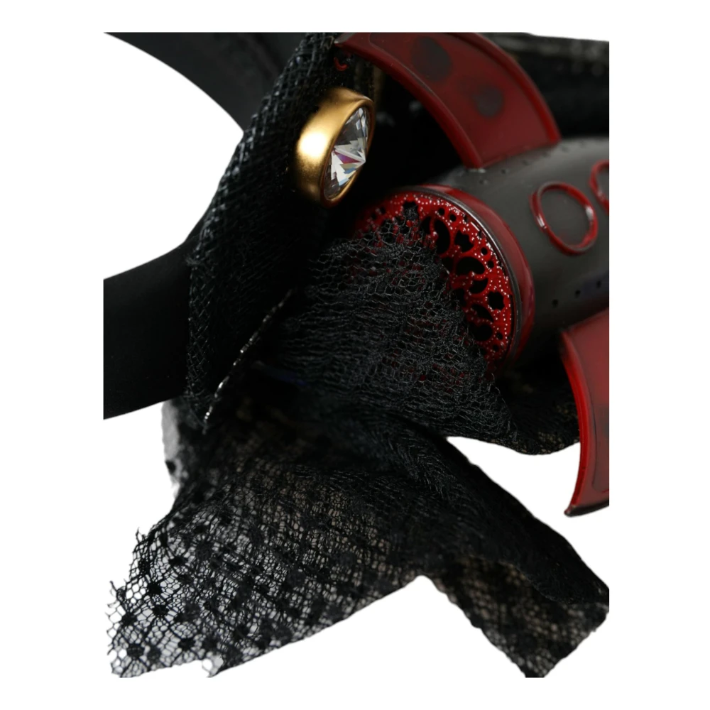 Dolce & Gabbana Raketkristallen hoofdband met sterrenmotief Black Dames