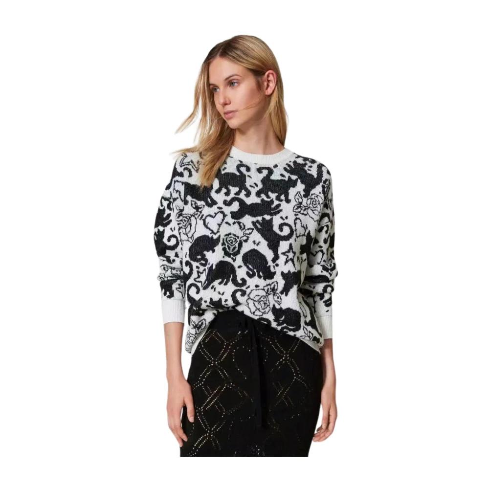 Twinset Gestreepte Trui Multicolor Dames