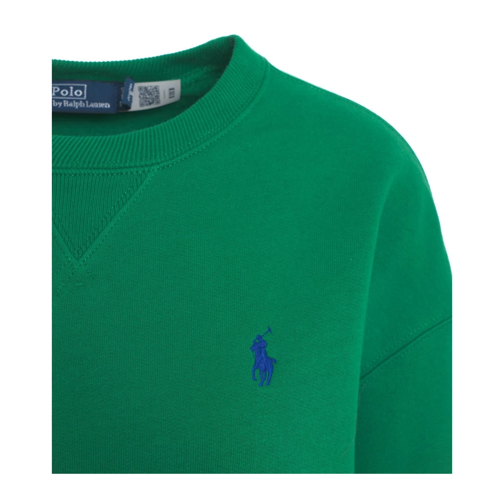 Polo Ralph Lauren Groene Sweatshirt Aw24 Model 178cm Green Dames