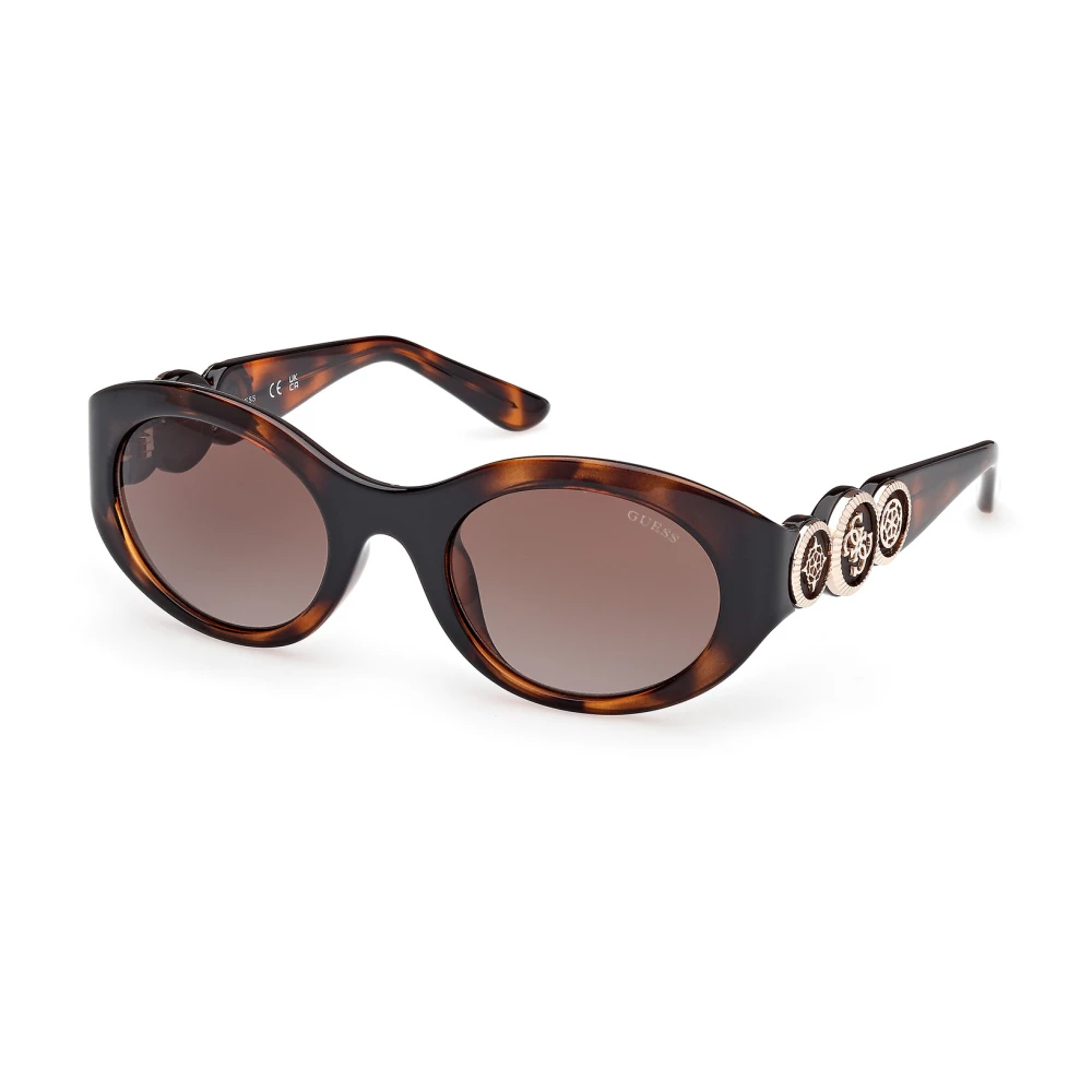 Guess Women's Brown Sunglasses, 53 Mm, Stylish Sunglasses Gu00198-H 52F