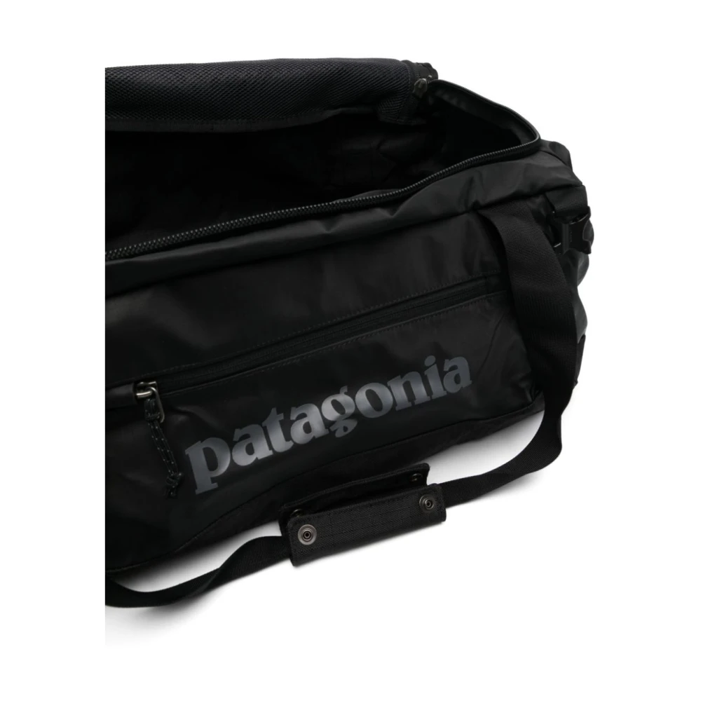Patagonia Omkeerbare Duffel Rugzak met Ripstop Textuur Black Unisex
