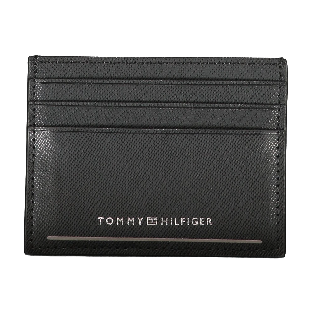 Tommy Hilfiger Heren Portemonnee Zwart Portacard Centrale Zak Black Heren