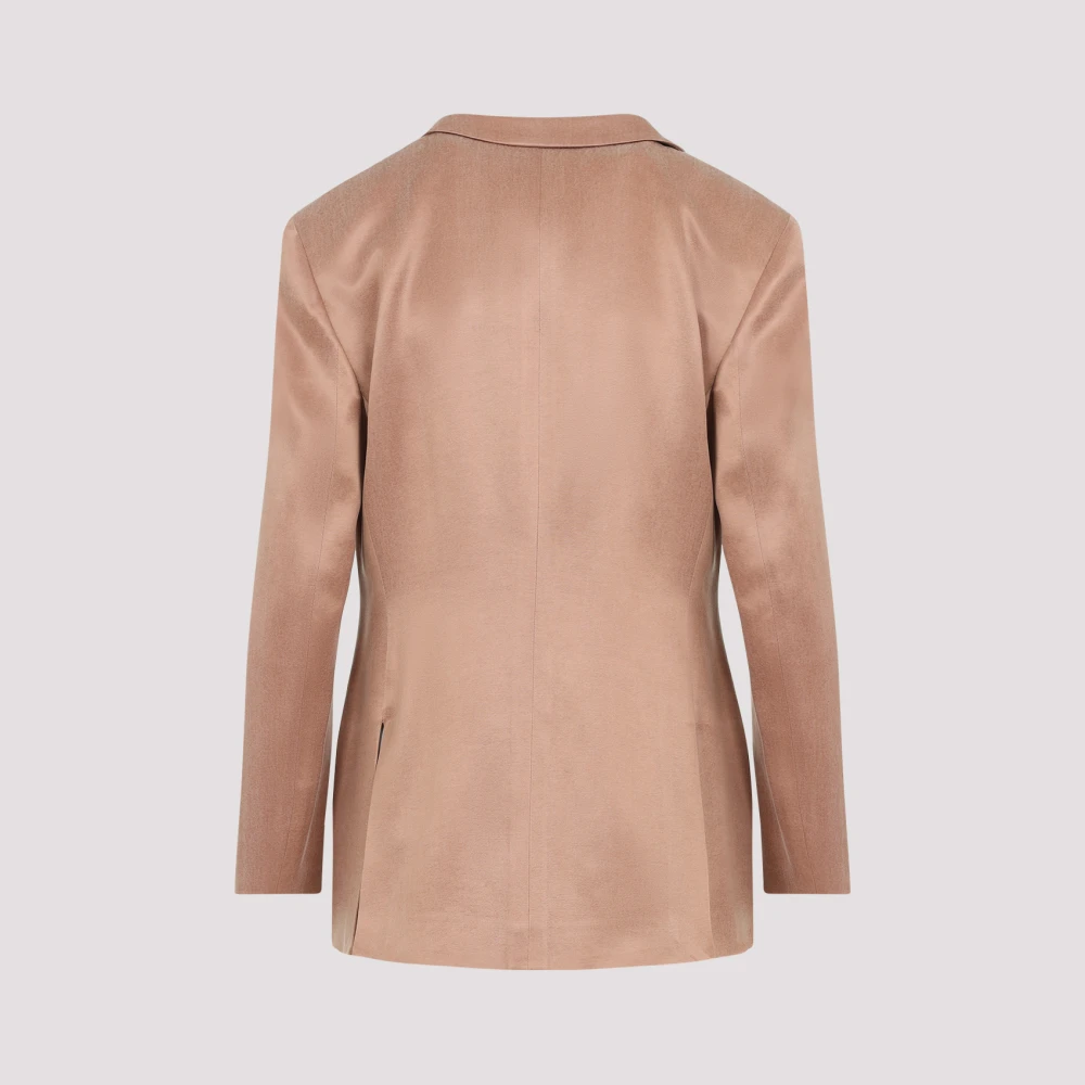 Giorgio Armani Rood Klei Blazer Pink Dames