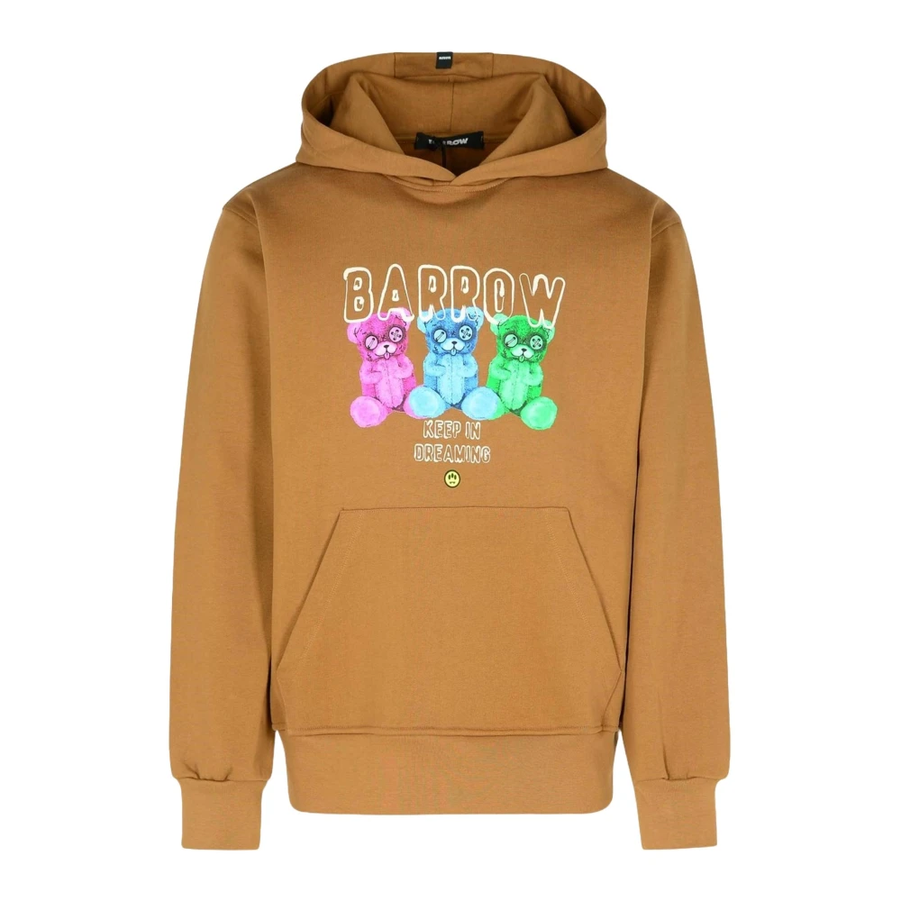 Barrow Hoodie met print Brown Heren