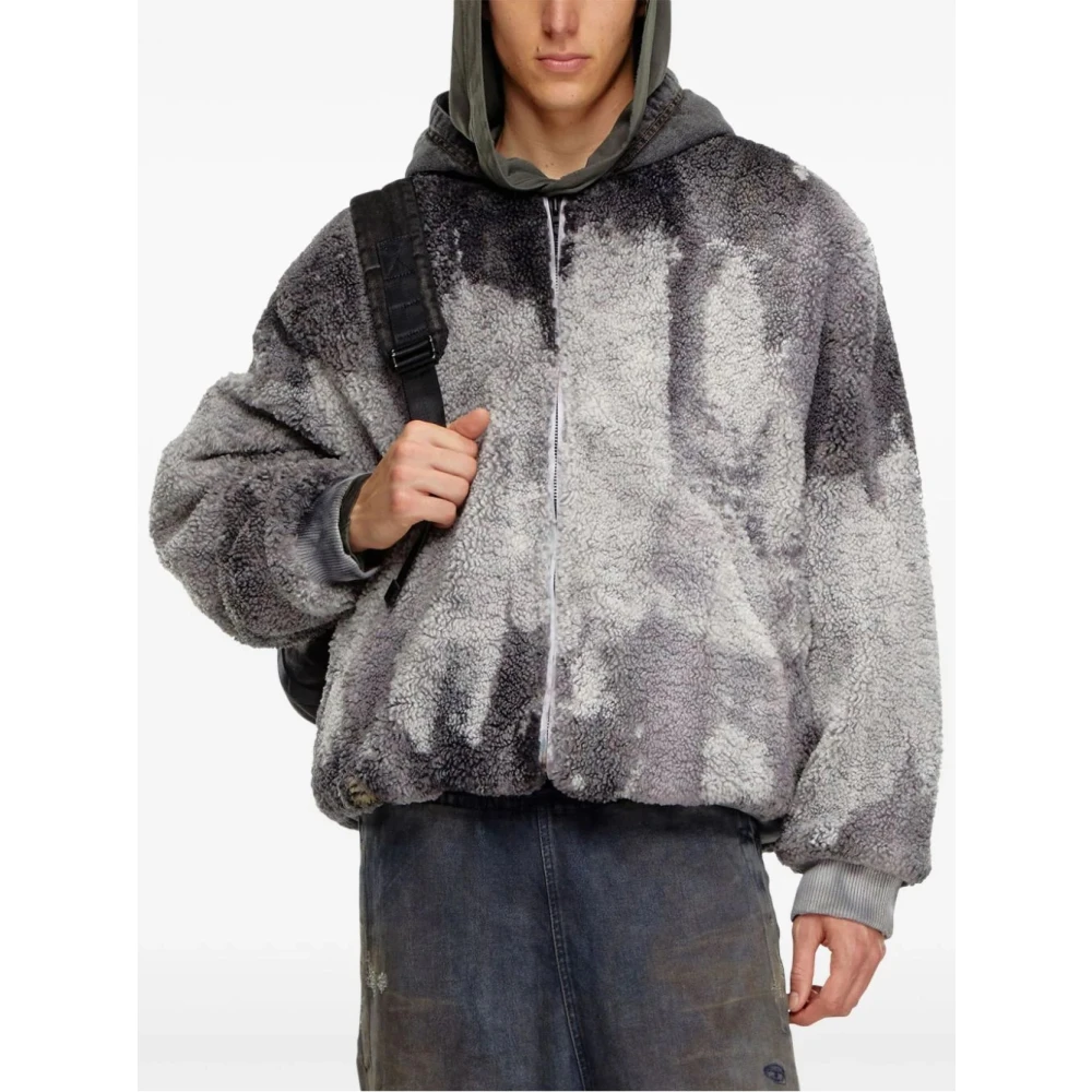 Diesel Stijlvolle S-depla Jas in 93R Kleur Gray Heren