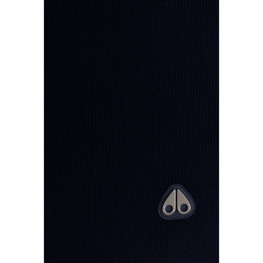 Moose Knuckles Wollen sjaal Blue Dames