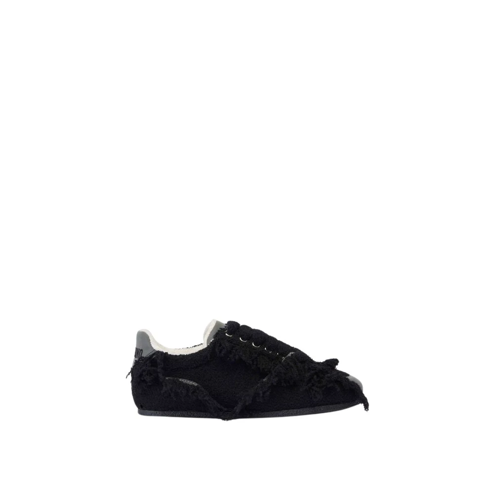 Moschino Unisex Black Bouclé Sneakers