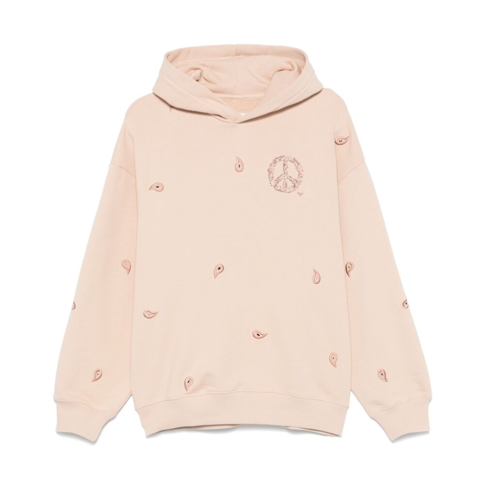 パーカー・フーディ EMPORIO ARMANI Men Hoodies EM001338AF12897 U4134 Pink Emporio Armani Blush Pink Organic Cotton Hoodie – LOZURI®