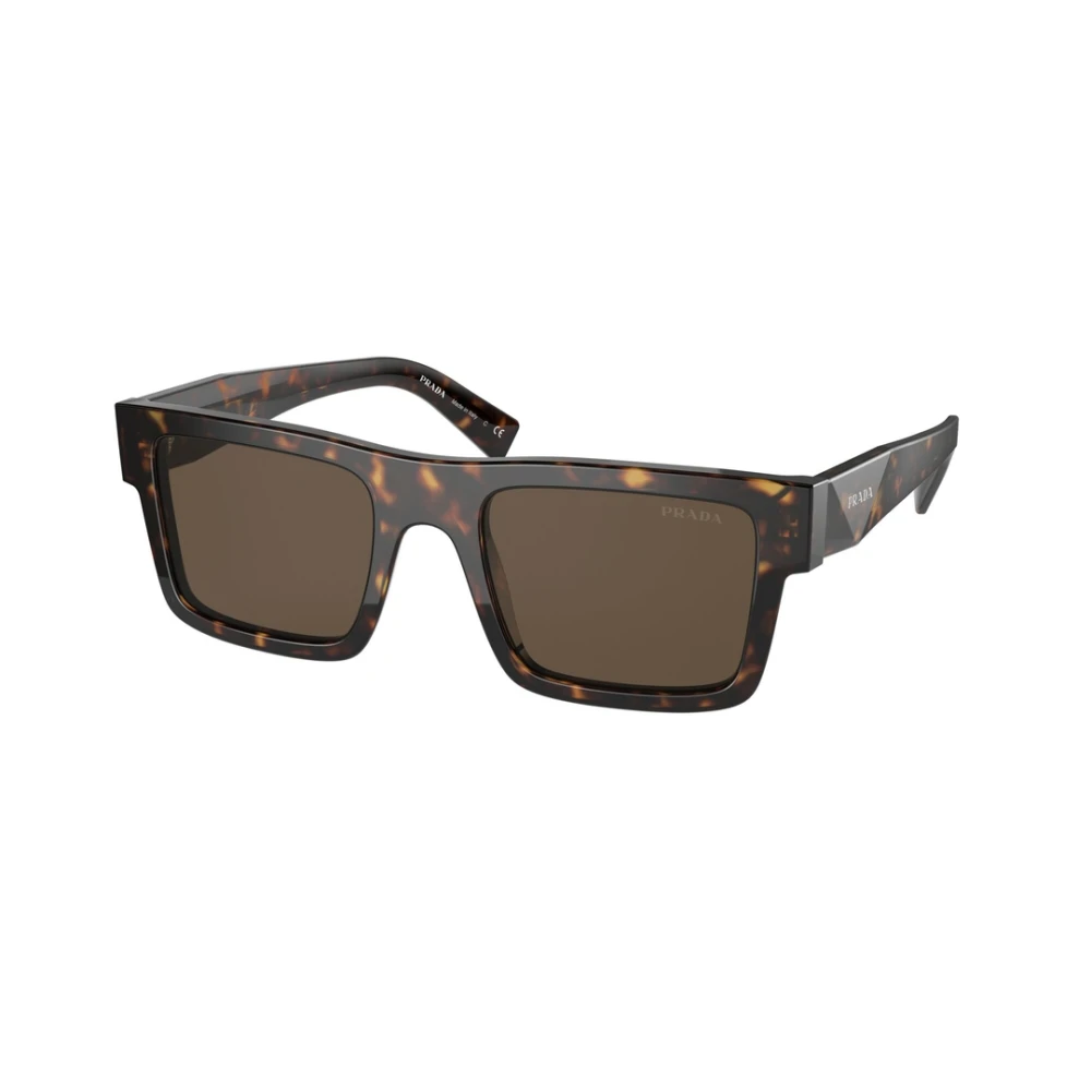 Prada Classic Rectangular Sunglasses - Unisex - Sunglasses - Brown - 52 Mm - Accessories - Image 5