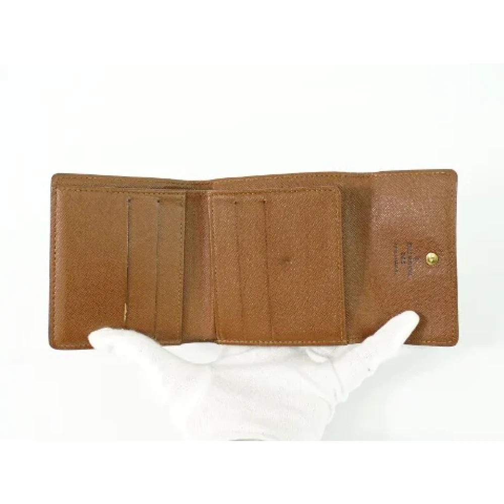 Louis Vuitton Vintage Pre-owned Canvas wallets Brown Dames