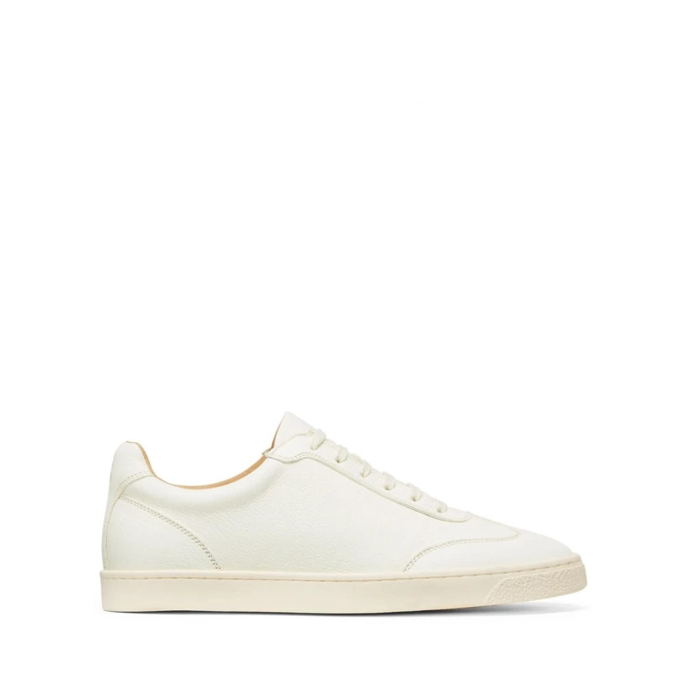 Brunello Cucinelli Hertenleren Sneakers Heren Schoenen Wit