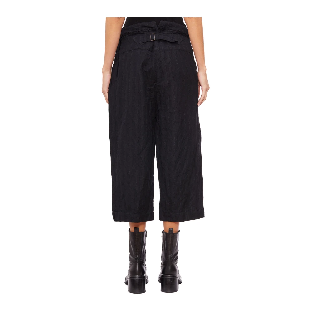 Marc Le Bihan Broek met asymmetrische sluiting Black Dames