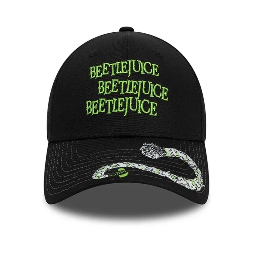 new era Zwarte Beetlejuice Klep Hoed Black Heren