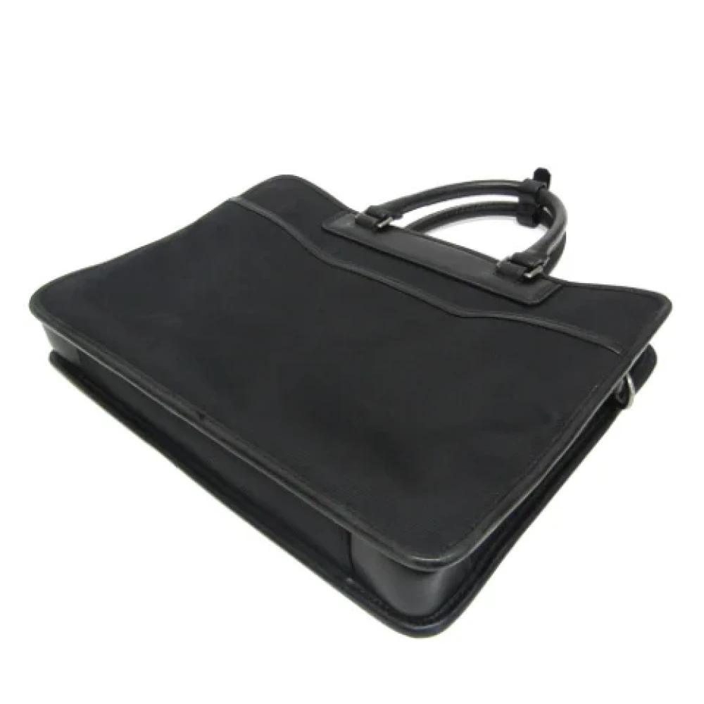 Coach Pre-owned Canvas handbags Black Heren