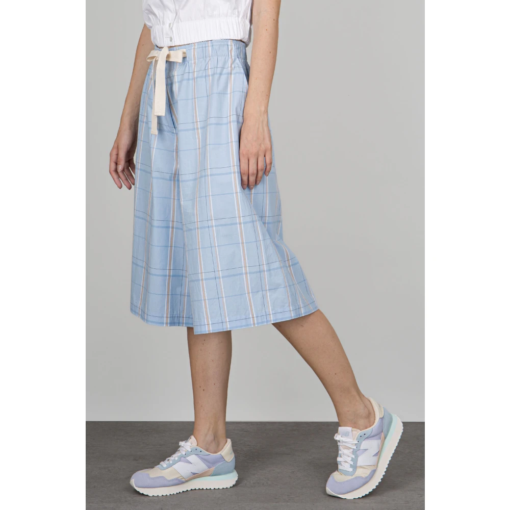 Semicouture Korte broek Blue Dames