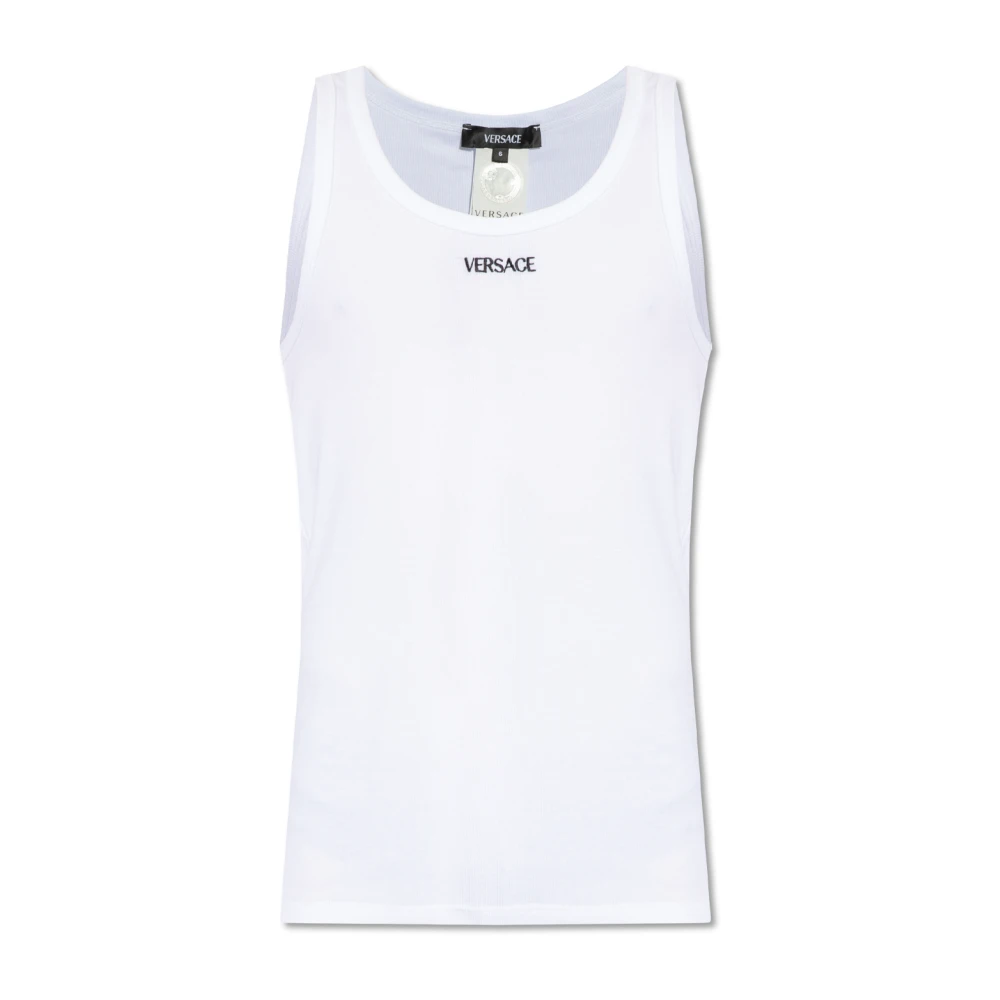 Versace Uomo Bianco Top, 2XL, New,