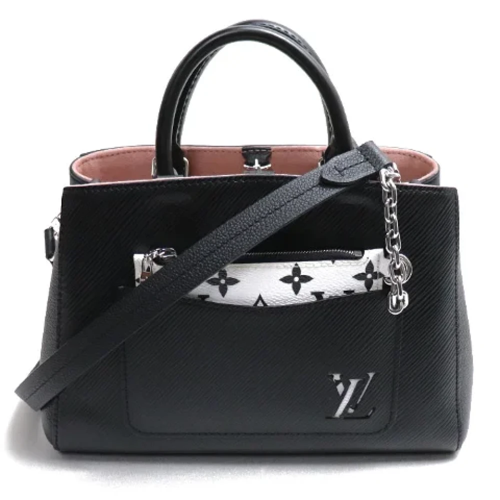 Louis Vuitton Vintage Pre-owned Leather louis-vuitton-bags Black Dames
