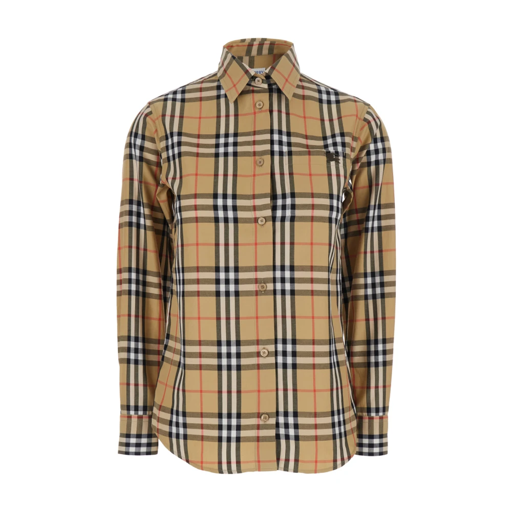 Burberry Women's Beige Shirts, 3XS, Emma Check