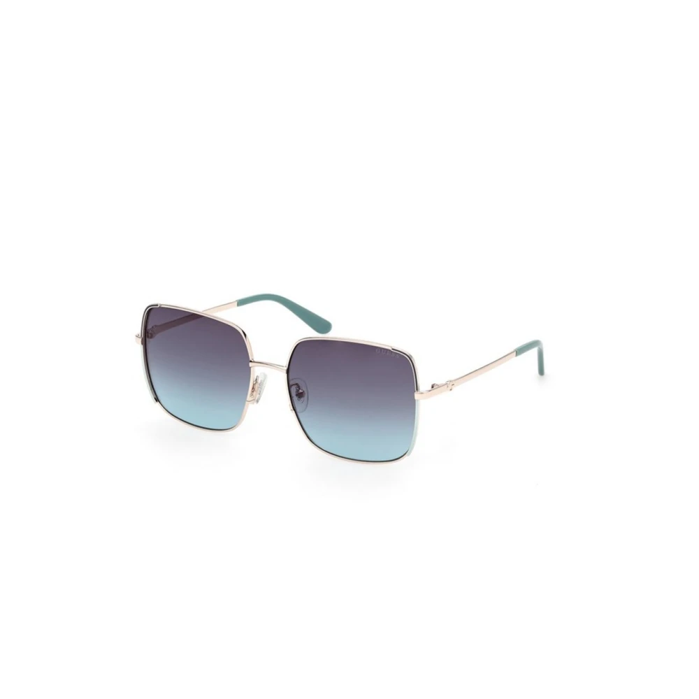 Guess Women's Yellow Sunglasses, 58 Mm, Oversized Square Metal Sunglasses