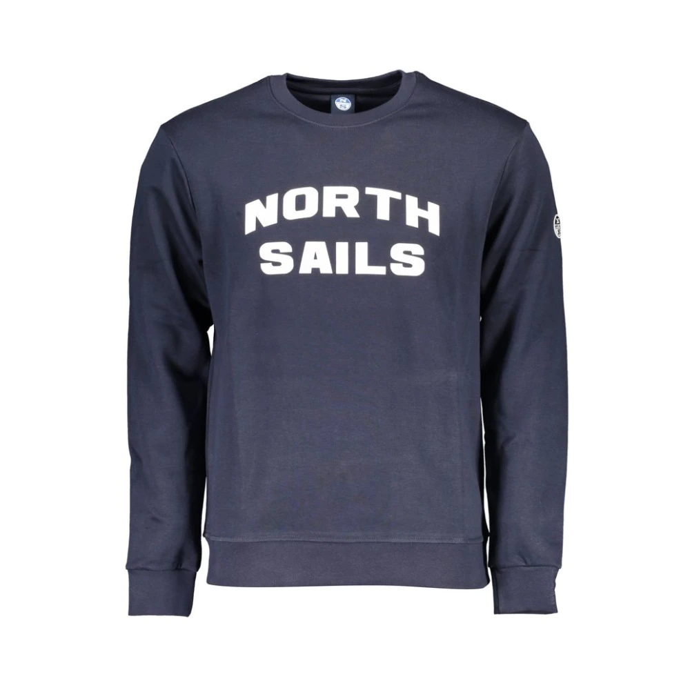 North Sails Blue Cotton Men's Sweatshirt - XL - Image 2