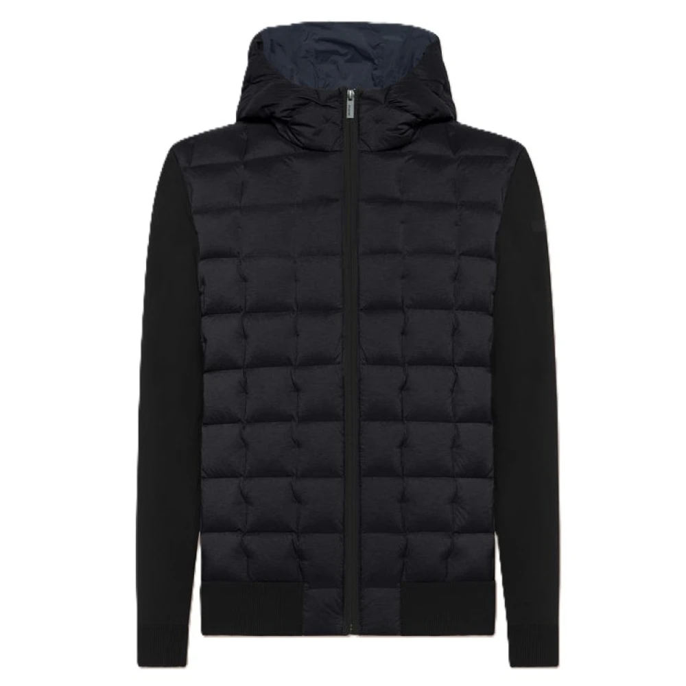 RRD Katoenen Eend Hood Gebreid Jack Zwart Black Heren
