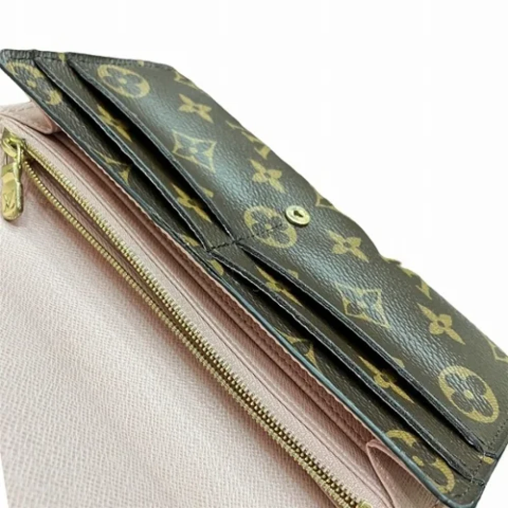 Louis Vuitton Vintage Pre-owned Canvas wallets Brown Dames