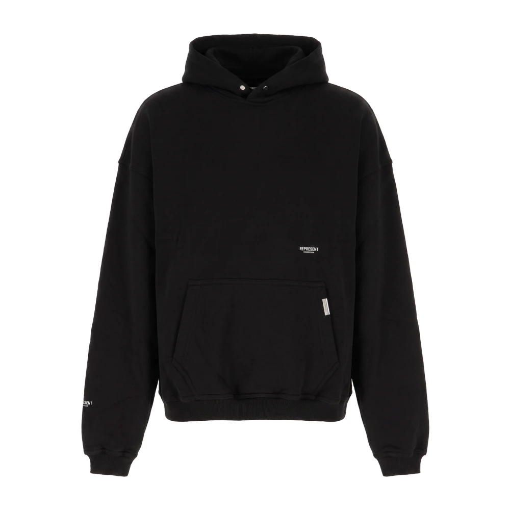 Represent , Hoodies, Male, Black, S, Micro Owners Club Hoodie
