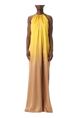 elegant-yellow-halter-maxi-dress