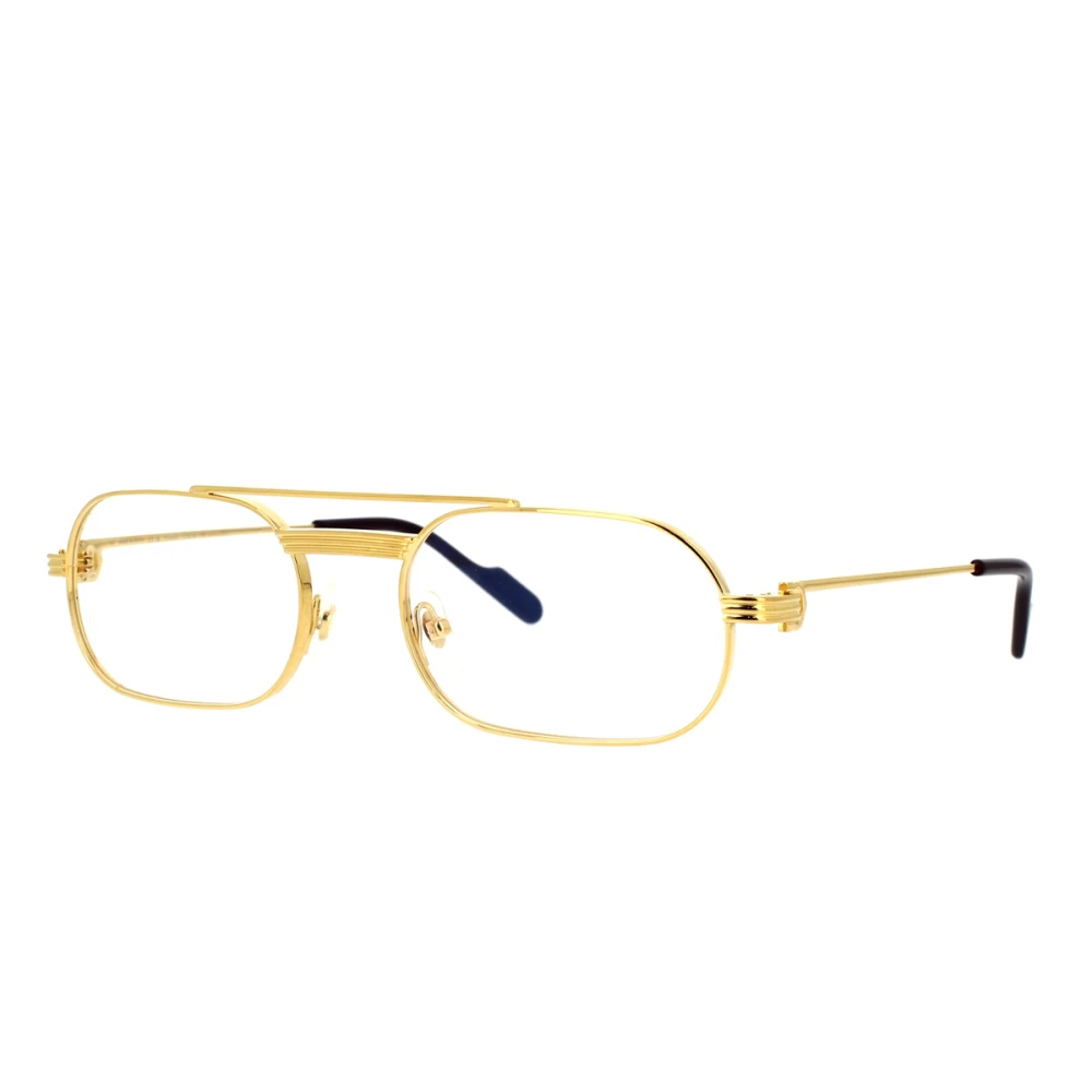 Cartier Moderne Rechthoekige Bril Premier Model Yellow Heren