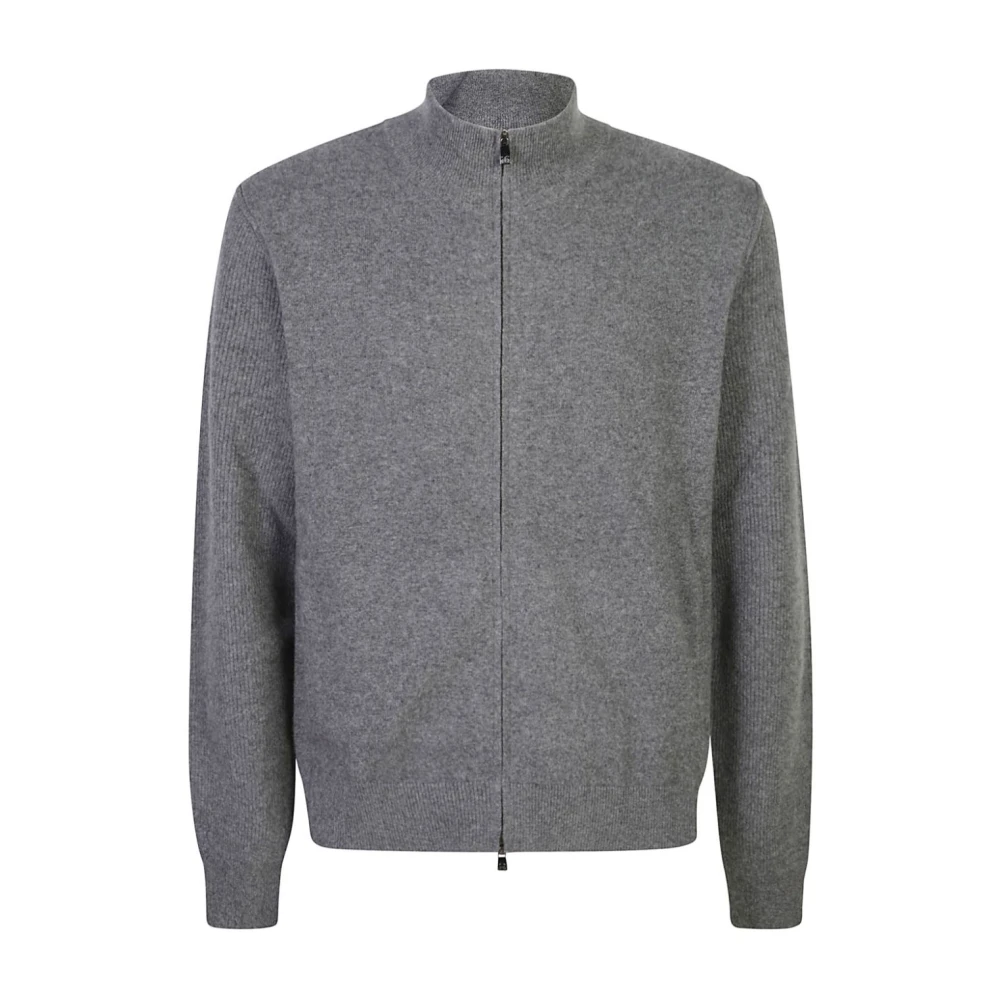 Corneliani Luxe Grijze Sweater voor Mannen Gray Heren