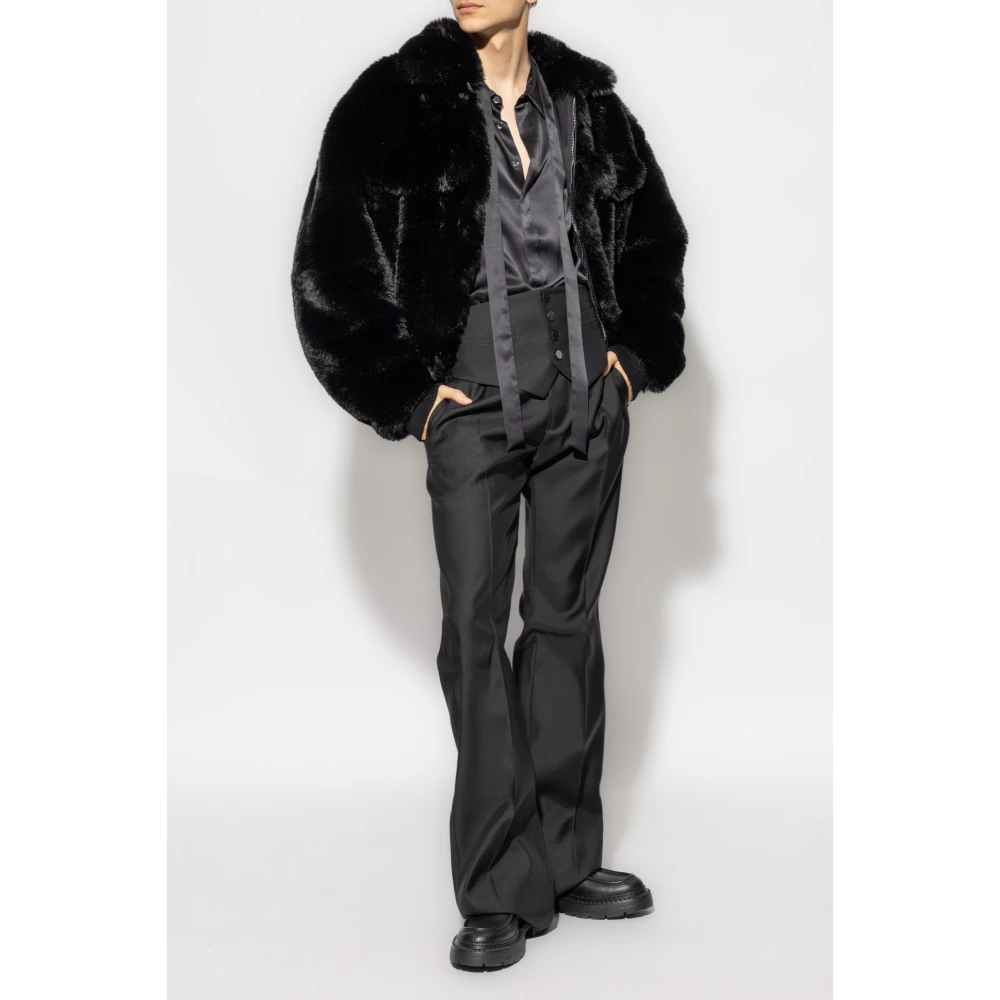 Dsquared2 Zijden overhemd Black Heren