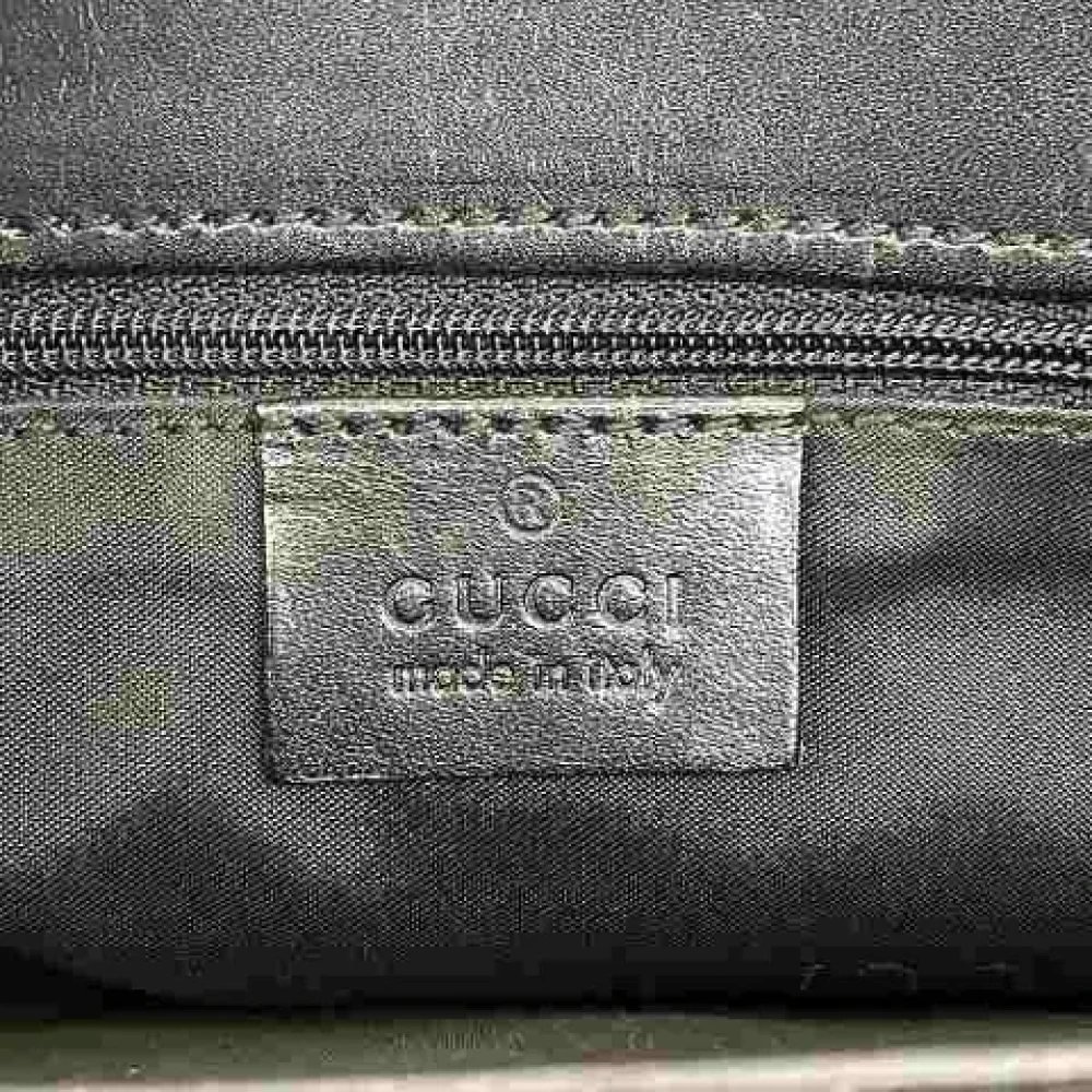 Gucci Vintage Pre-owned Canvas handbags Black Dames