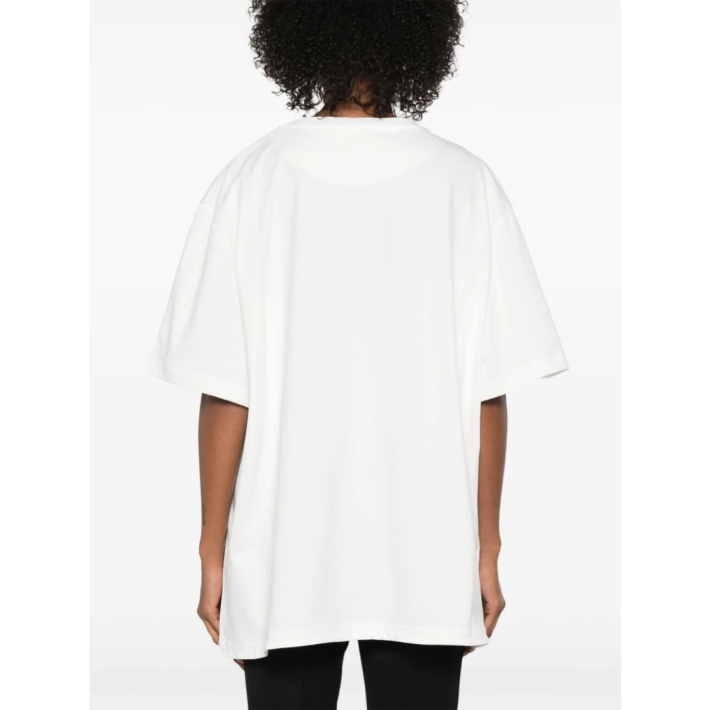 The Attico Witte T-shirts & Polo's voor vrouwen White Dames