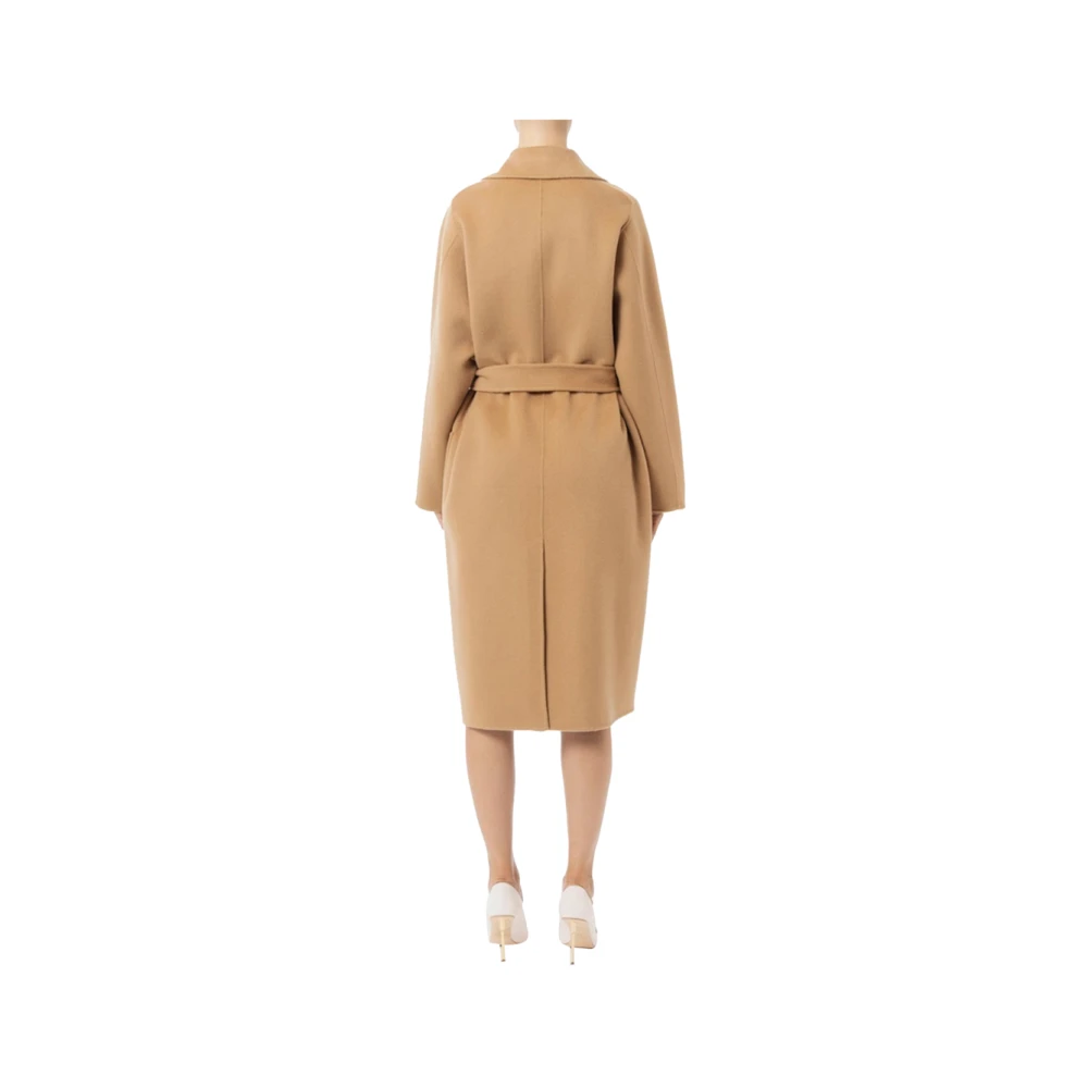 Elisabetta Franchi Stijlvolle Bruine Jas voor Vrouwen Brown Dames