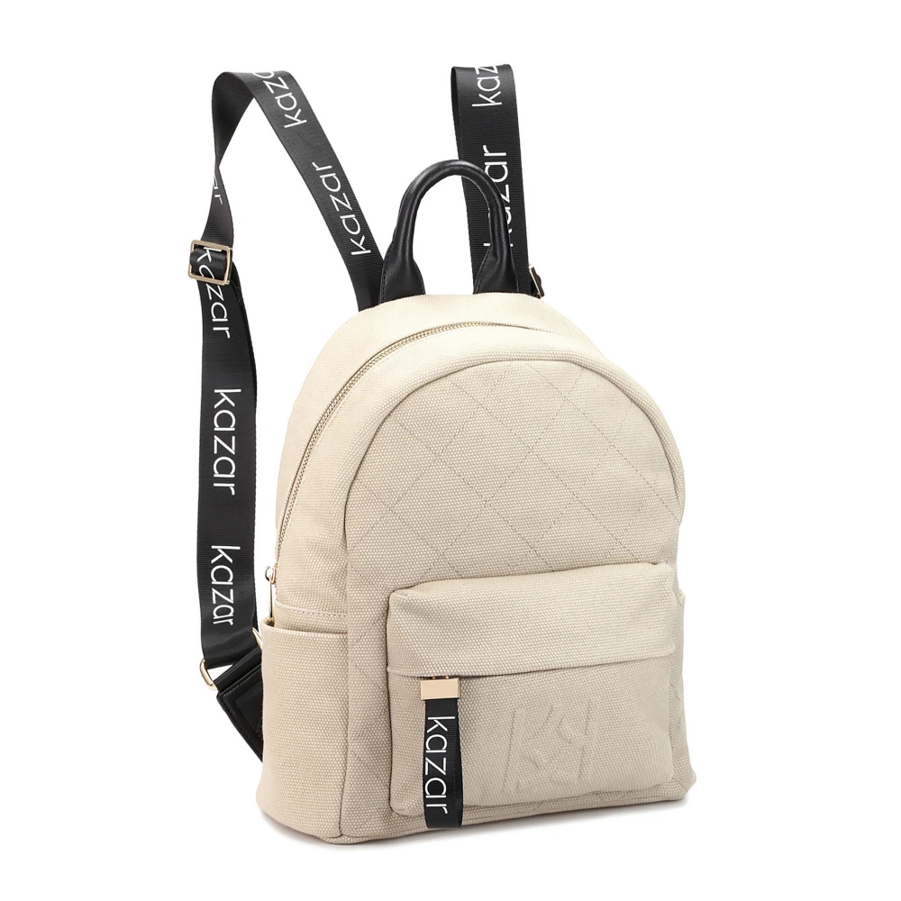 Kazar Dames beige en zwart rugzak Beige Dames
