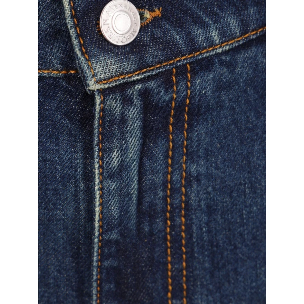 alexander mcqueen Stijlvolle Dames Jeans Collectie Blue Dames
