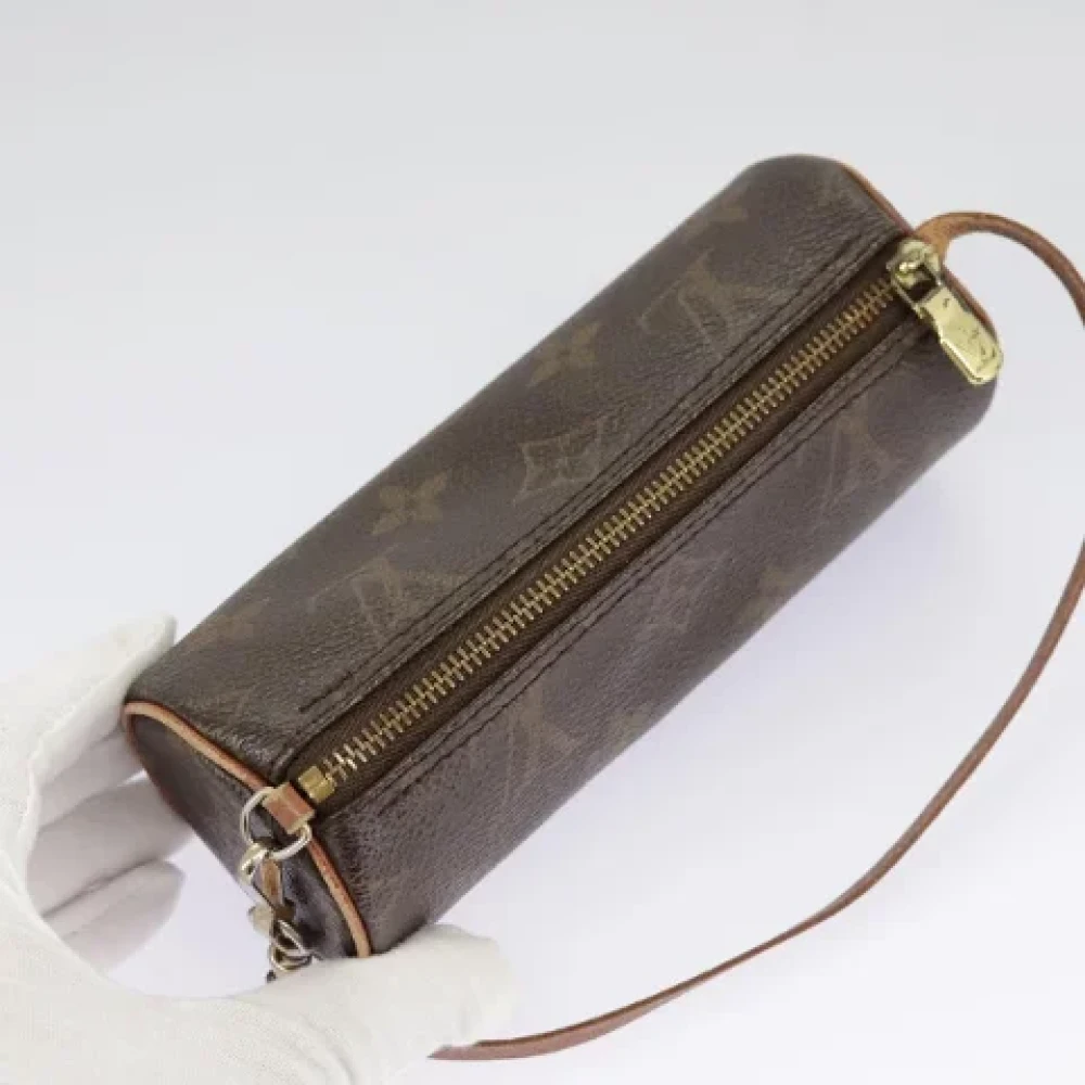 Louis Vuitton Vintage Pre-owned Canvas clutches Brown Dames