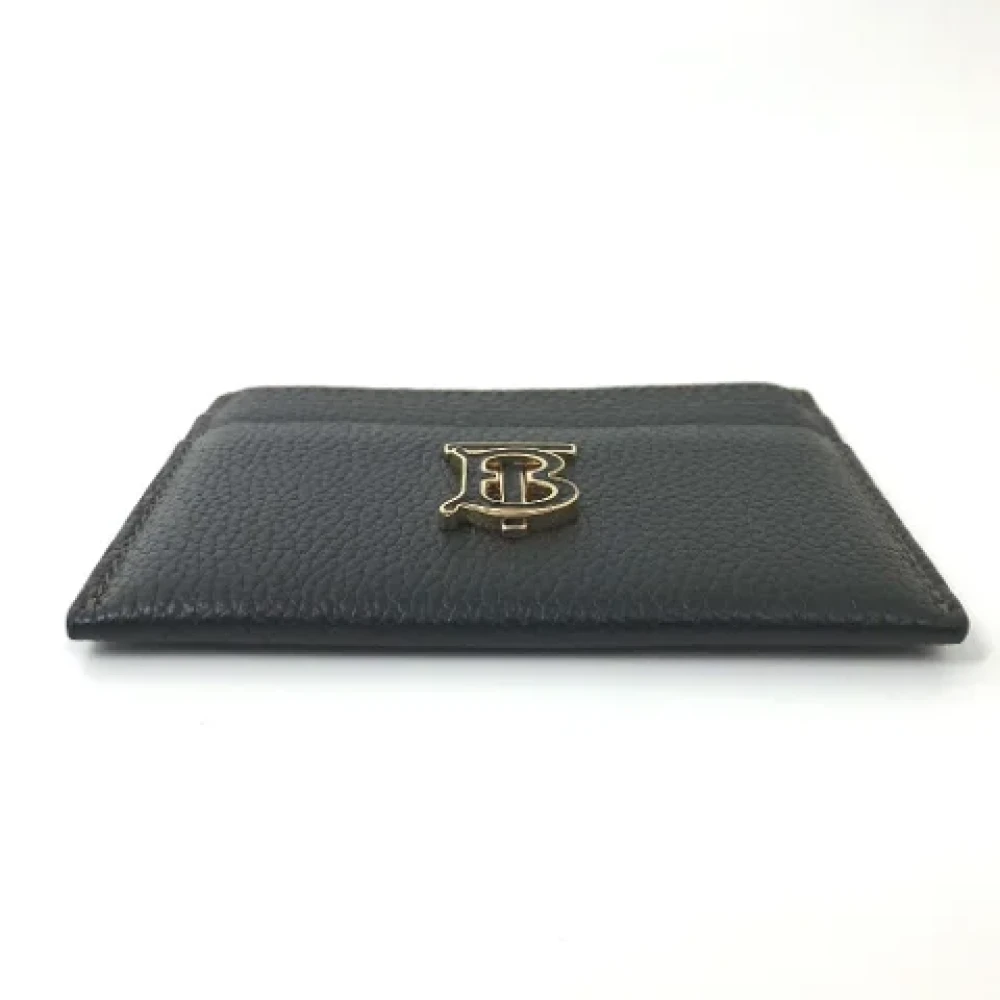 Burberry Vintage Pre-owned Leather home-office Black Dames