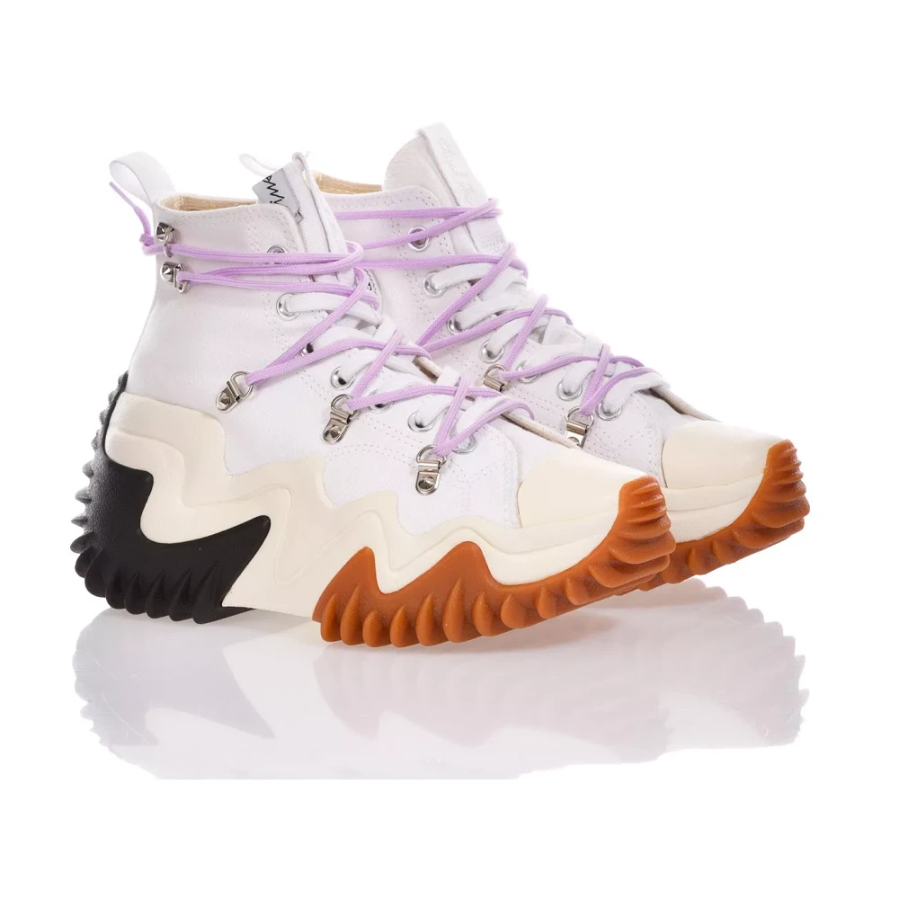 Converse Handgjorda Vita Sneakers för Kvinnor Multicolor, Dam