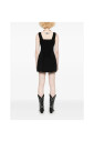 black-square-neck-sleeveless-dress