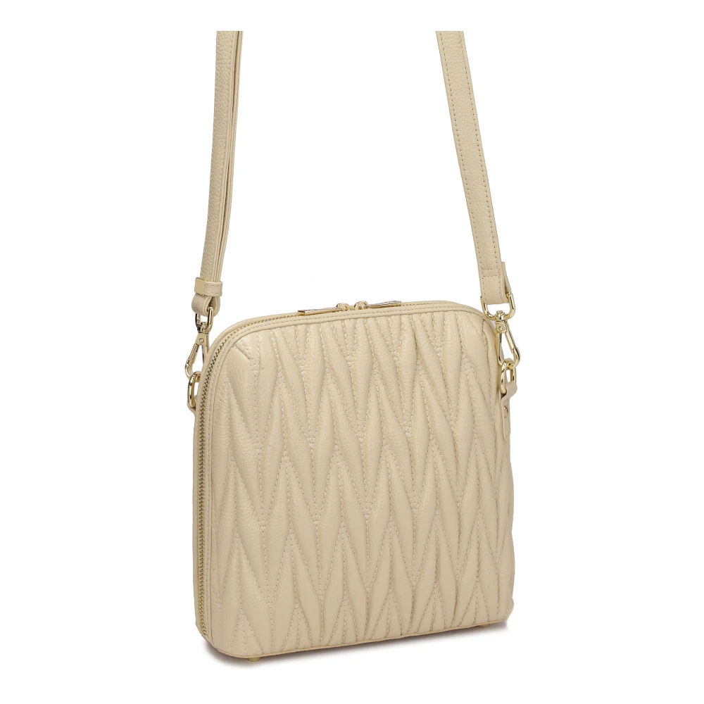 Kazar Beige handtas met opvallend quilten Beige Dames