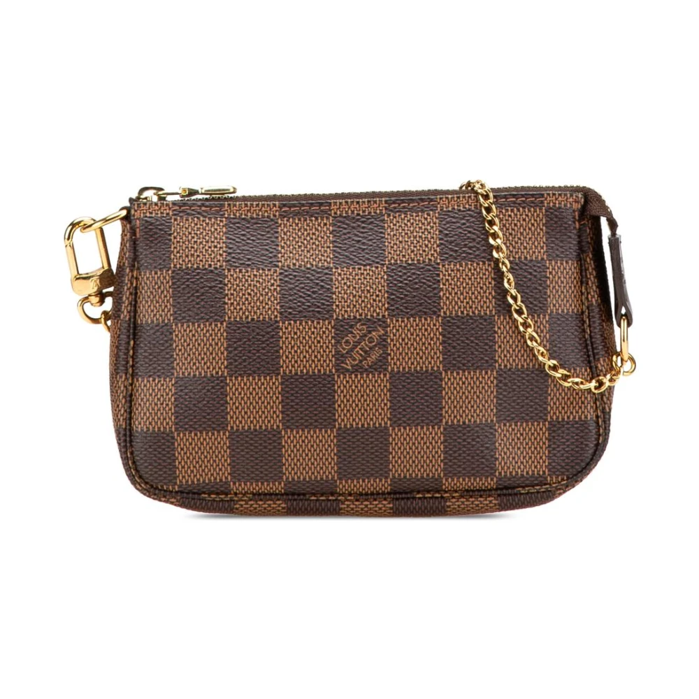Louis Vuitton Vintage Women's Brown Pre-Owned Mini Pochette Accessoires