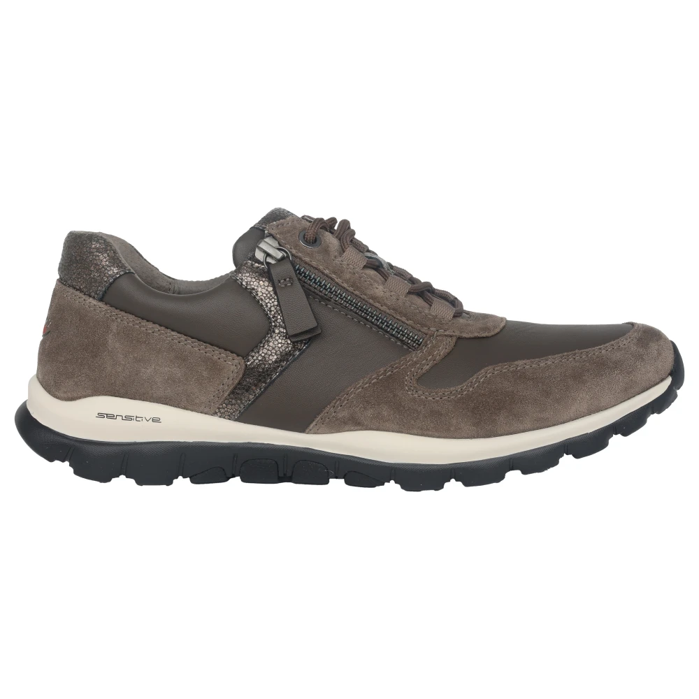 Gabor Rollende Sneaker – Dames Schoenen Grijs