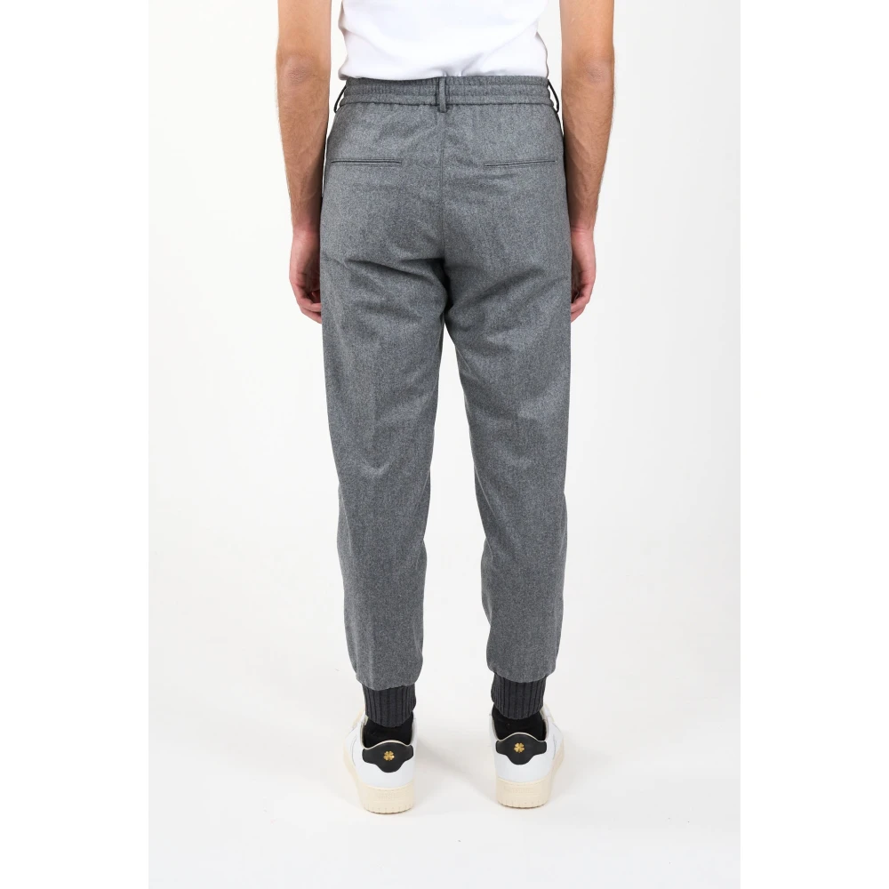 Tagliatore Super 100'S broek van zuivere wol Gray Heren