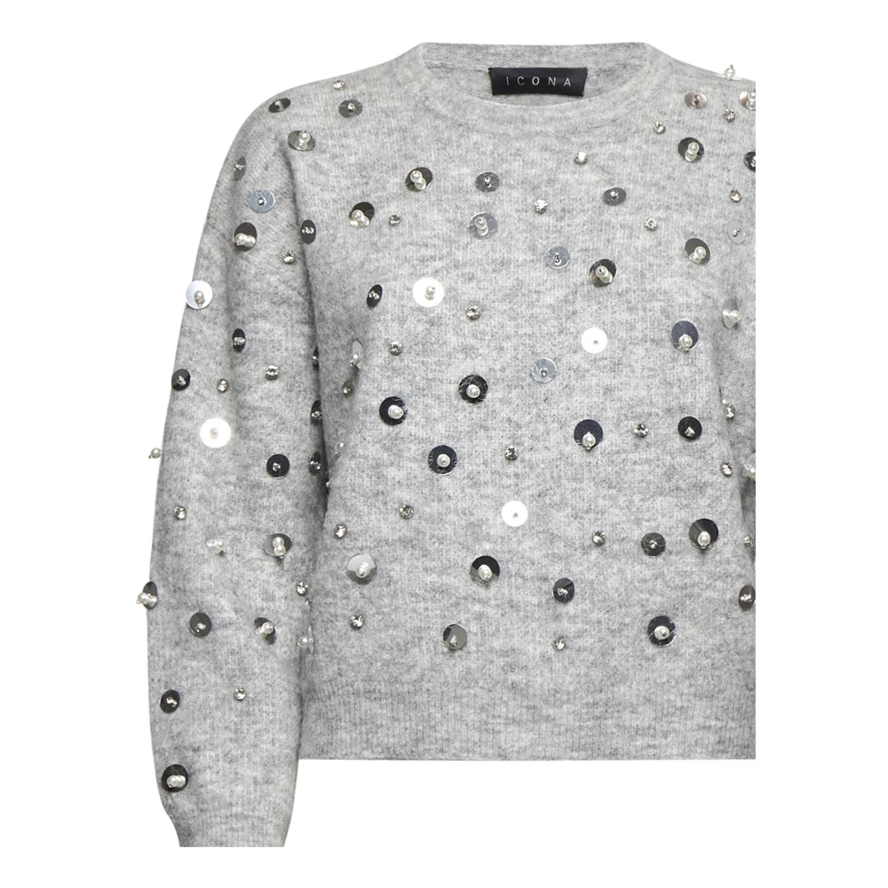 Kaos Icona Sweaters Gray Dames