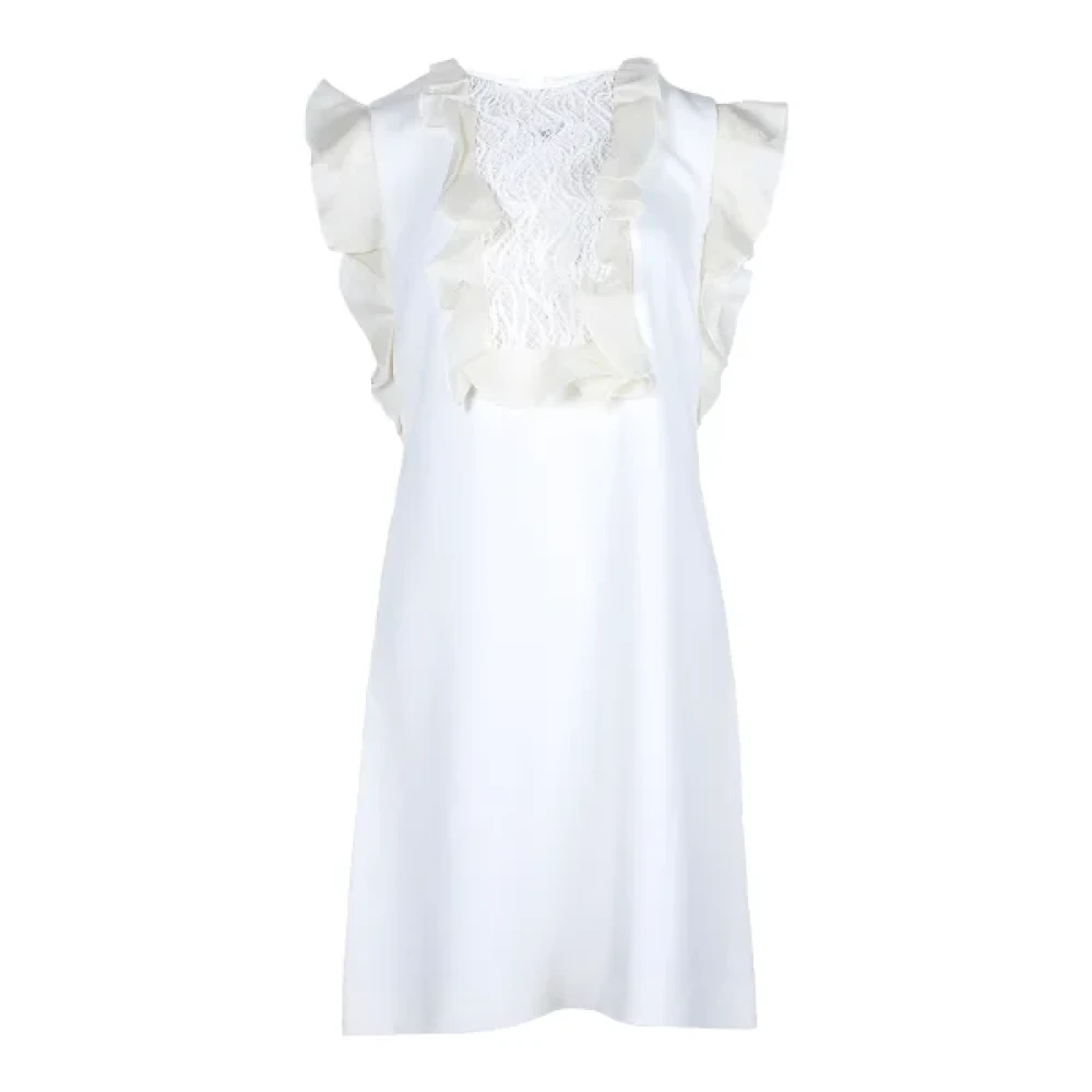 Giambattista Valli Pre-owned Viscose dresses White Dames