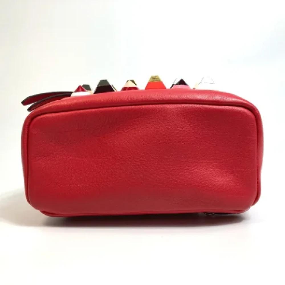 Fendi Vintage Pre-owned Leather fendi-bags Red Dames