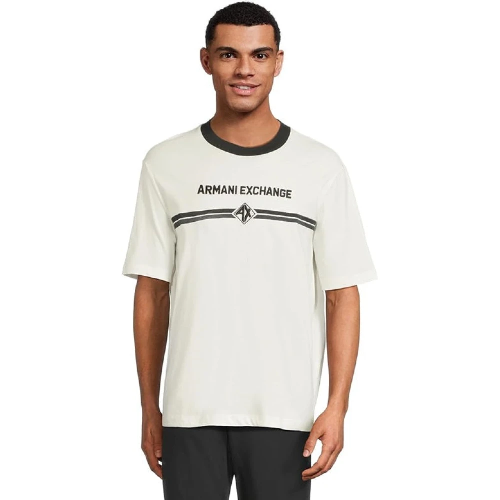 Armani Exchange Uomo Bianco Top, M, New,